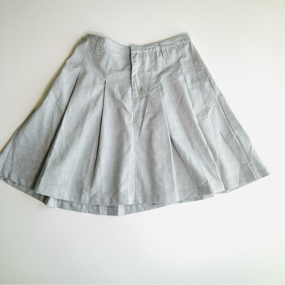 We the Free Free People Pleaded Skirt Gray Size 12 New - Picture 3 of 8
